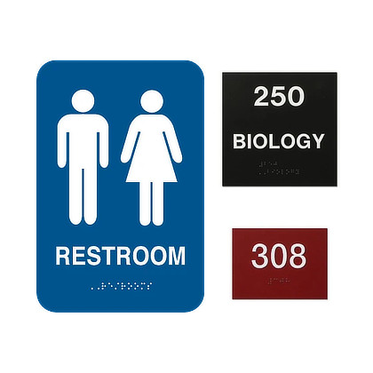 ADA Braille Signs