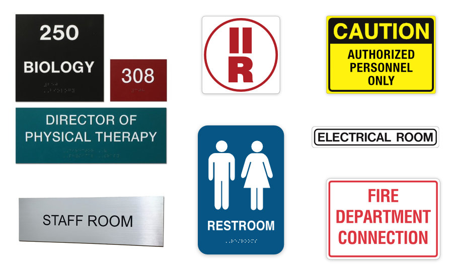 Interior Construction Signs